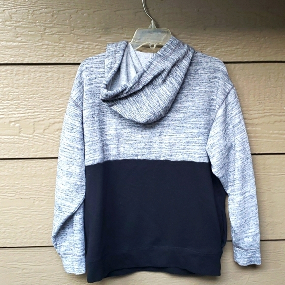 VS PINK Black & Gray Pink Victoria’s Secret Hoodie Size XS colorblock - Picture 5 of 5